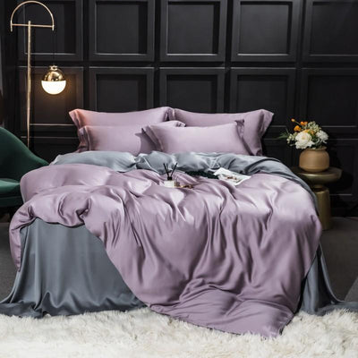 Juego de Cama Tencel Reversible de 80 Hilos - 4 Piezas - Image 9
