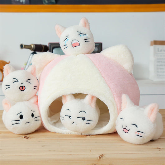 Almohada Multifuncional 3 en 1 Gato Helado