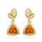 Aretes de Citrino Natural