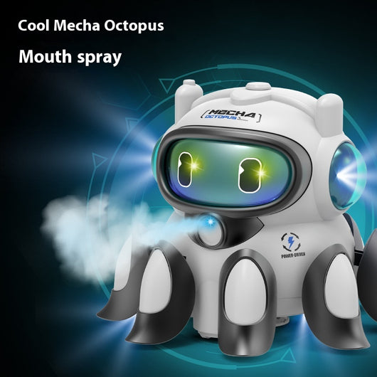 Pulpo Mecánico Interactivo con Inducción Magnética