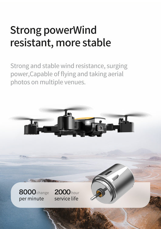 Dron Profesional T6 con Cámara HD - Cuadricóptero Plegable de Control Remoto - Image 20