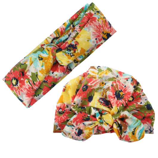 Banda para Cabello Estampada con Diseño Cruzado - Image 3
