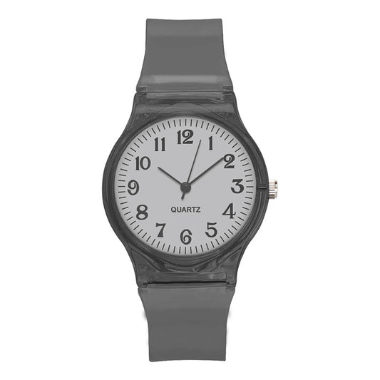 Reloj de Moda con Correa Transparente y Esfera de Color - Image 2