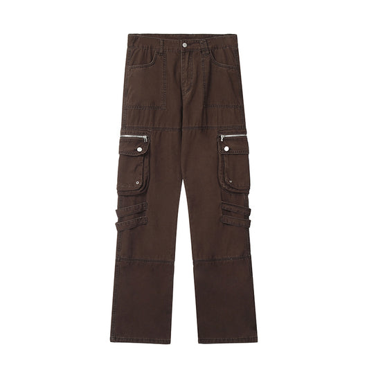 Pantalones Casuales Multicolor de Cintura Media para Hombre - Image 11