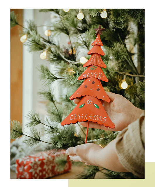 Árbol de Navidad de Metal para Ventana - Adorno Decorativo del Hogar - Image 14