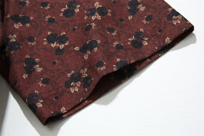 Camisa Retro Estampada para Hombre - Manga Corta Verano - Image 14