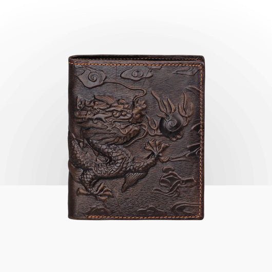 Billetera Larga de Cuero Baotou con Múltiples Compartimentos para Tarjetas - Image 6