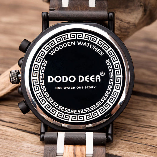 Reloj de Madera Multifuncional para Hombre - Image 2