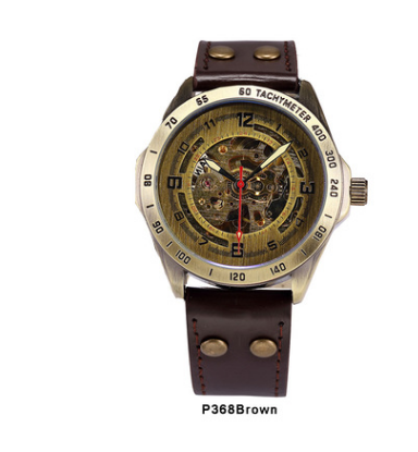 Reloj Mecánico Automático Vintage Hueco de Estilo Nostálgico - Image 18