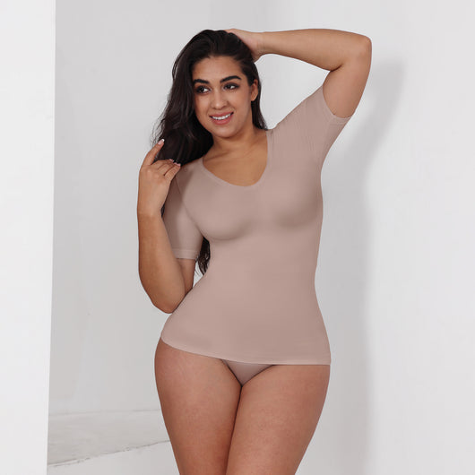 Corset Reductor con Manga Corta - Ajuste Abdominal para Mujer - Image 8