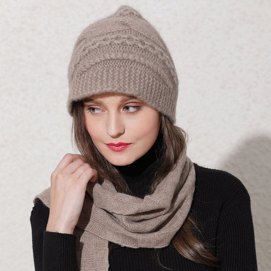 Gorro de Cashmere Tejido a Mano con Visera - Calidez Premium - Image 5