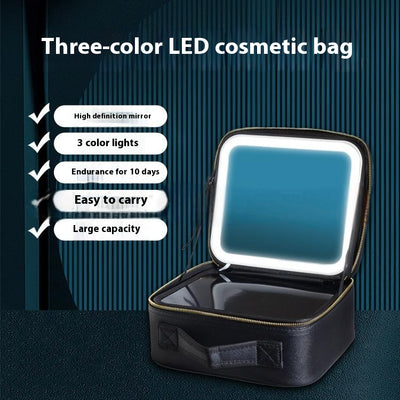 Maletín de Maquillaje Profesional con Espejo LED y Gran Capacidad de Almacenamiento - Image 31