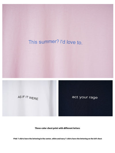 Camiseta de Algodón con Estampado de Letras - Image 19
