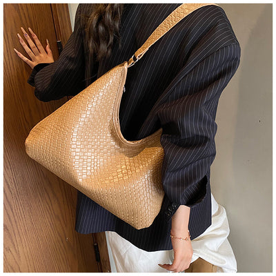 Bolso de Hombro Retro Premium para Mujer - Bolso Tejido de Gran Capacidad - Image 23