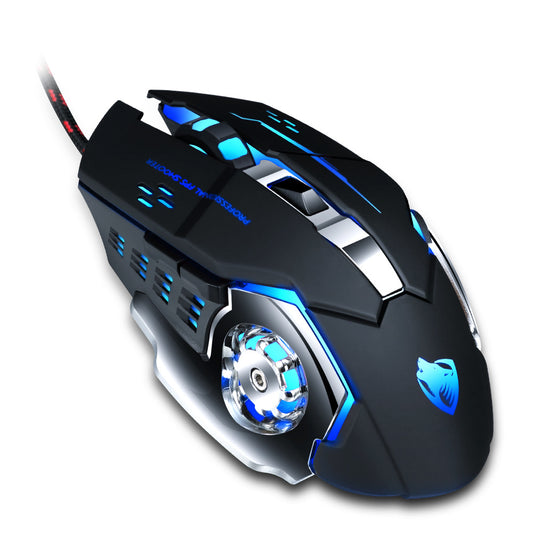 Ratón Gaming Mecánico con Cable de Alto Rendimiento