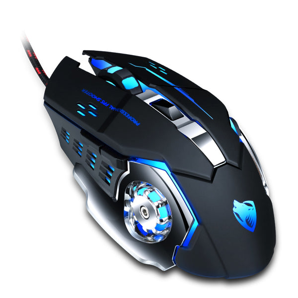 Ratón Gaming Mecánico con Cable de Alto Rendimiento