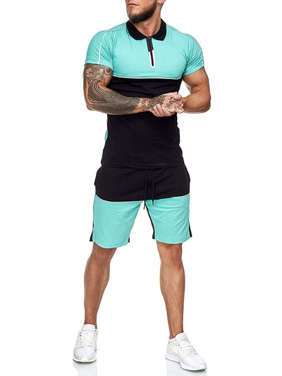 Conjunto Deportivo de Verano para Hombre con Combinación de Colores - Image 49