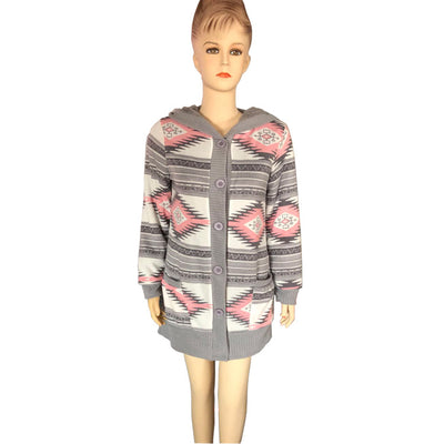 Cardigan tejido con capucha - Image 7