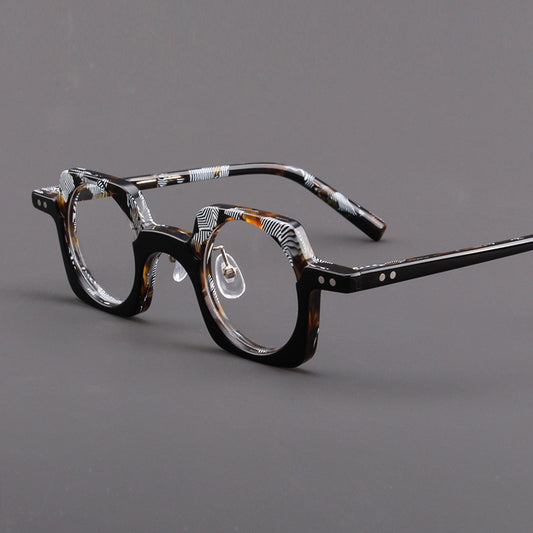 Gafas Retro Marco Cuadrado Espejo Ligero