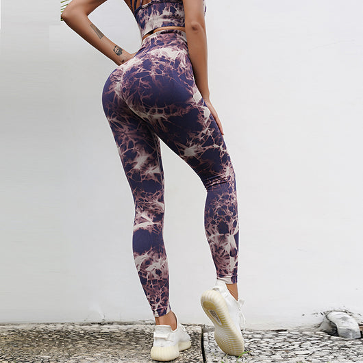 Conjunto Deportivo Tie-Dye para Yoga y Fitness Mujer - Image 14