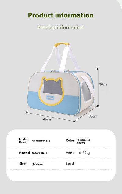 Mochila Transportadora Plegable para Gatos - Gran Capacidad y Respirable - Image 14