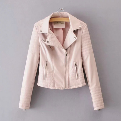 Chaqueta de Cuero para Motocicleta Mujer - Image 23