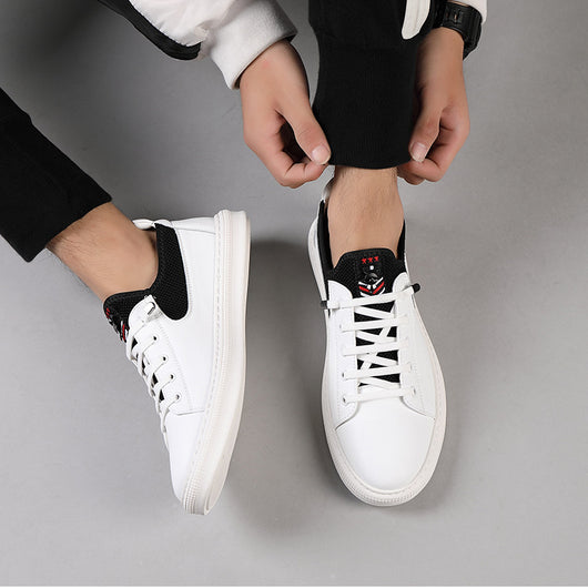 Zapatos Blancos Casuales para Hombre - Estilo Urbano y Versátil - Image 6