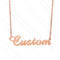 Personalize Colar, Anel, Brincos Colar Rosé Dourado