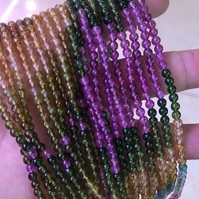 Pulsera de Piedras Preciosas Multicolores con Círculos - Image 6