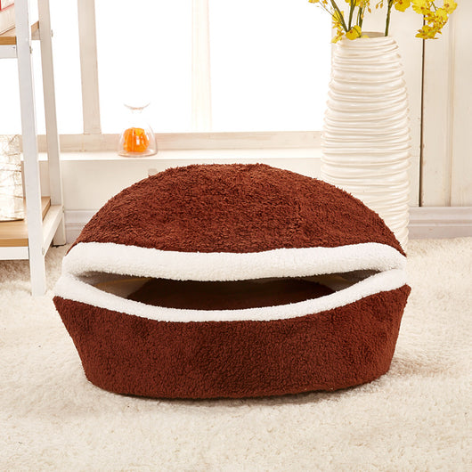 Nido Desmontable para Gatos y Perros - Cama Hamburguesa Acogedora - Image 10