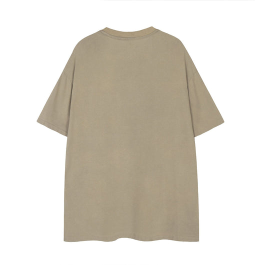 Camiseta Unisex Vintage Desgastada con Bordado - Estilo Retro para Hombre y Mujer - Image 4