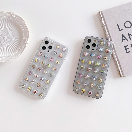 Funda Transparente para Celular con Diseño Cartoon Burbujas - Image 10