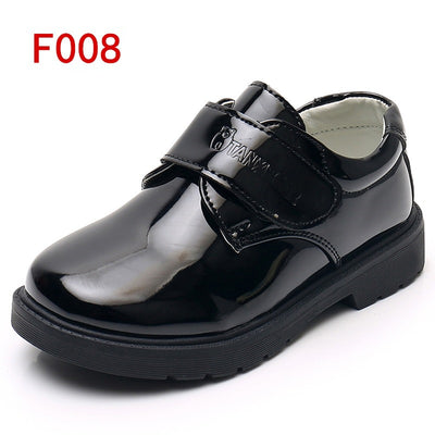 Zapatos de Cuero Negro con Brillo Espejo y Punta Redonda - Image 16