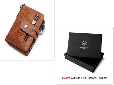 Billetera de Cuero para Hombre con Monedero - Image 20