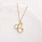 Words love necklace Golden C
