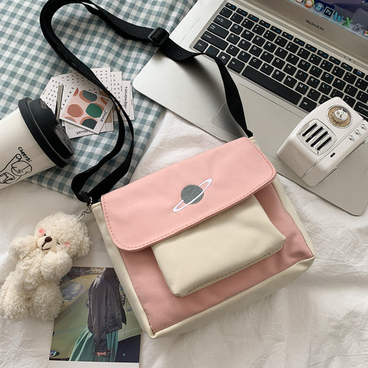 Bolsa de Lona Mini para Estudiante - Bandolera Casual Elegante - Image 38