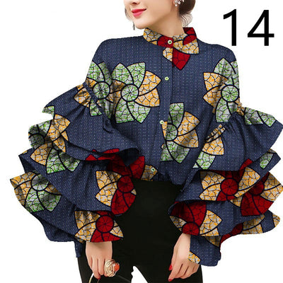 Camiseta Estampada con Volantes para Mujer - Ideal para Diario - Image 12