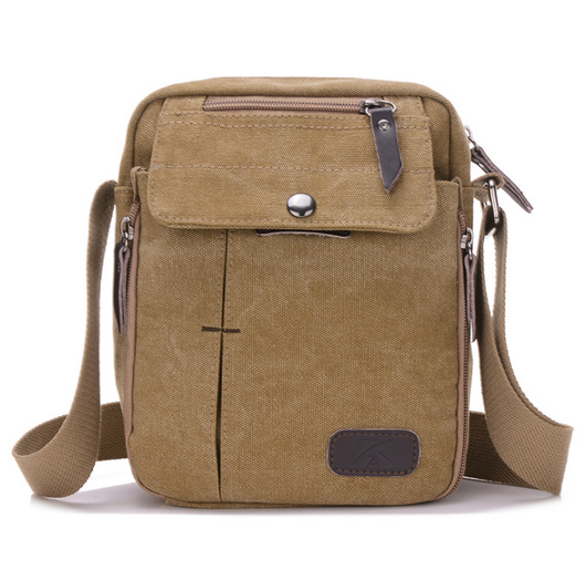 Bolsa Mensajero Canvas Multifuncional Unisex - Estilo Coreano