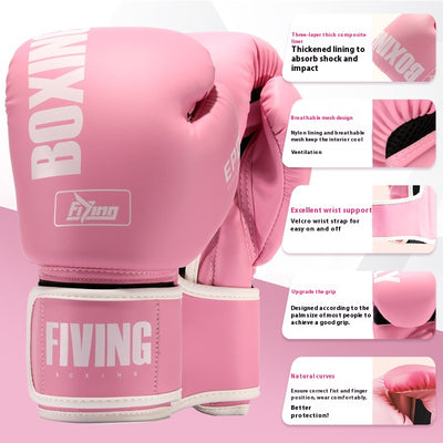 Guantes de Boxeo Profesional Sanda Morandi para Entrenamiento y Combate - Image 3