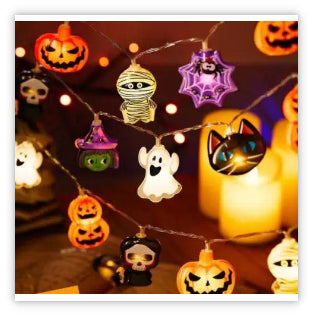 Luces LED Decorativas Halloween - Calabazas y Murciélagos - Image 12