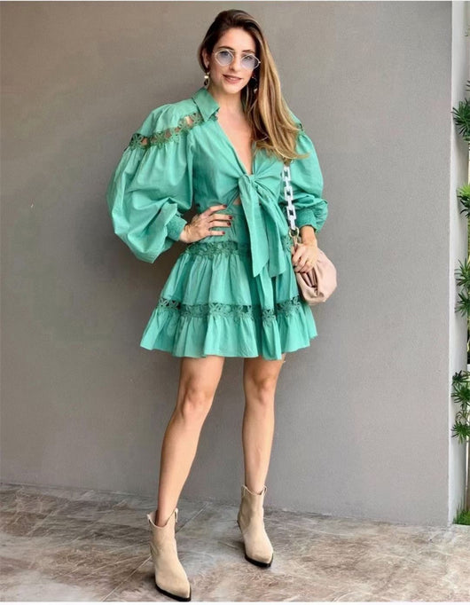 Vestido Festivo Rejuvenecedor con Estilo Lúdico y Elegante - Image 4