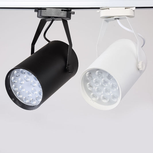 Foco LED de Riel 12W/18W para Tiendas - Iluminación Profesional de Alto Brillo