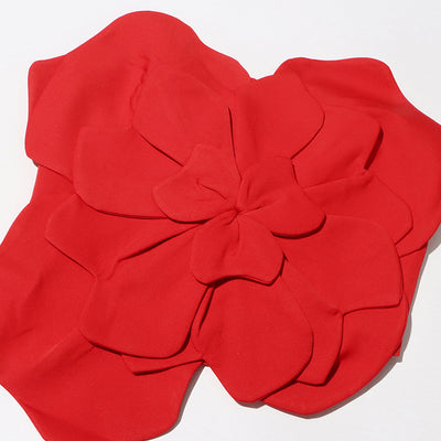 Top Tubo Backless con Flores 3D - Image 17