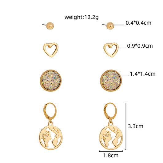 Aretes de Resina con Corazones de Amor - Image 6