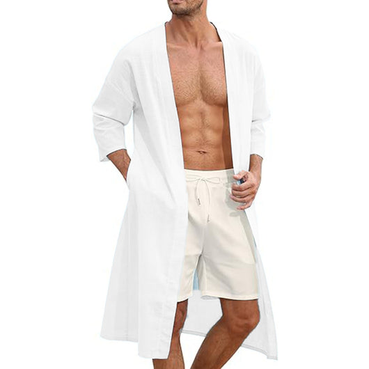 Camisa Casual Holgada para Hombre Talla Grande - Image 14
