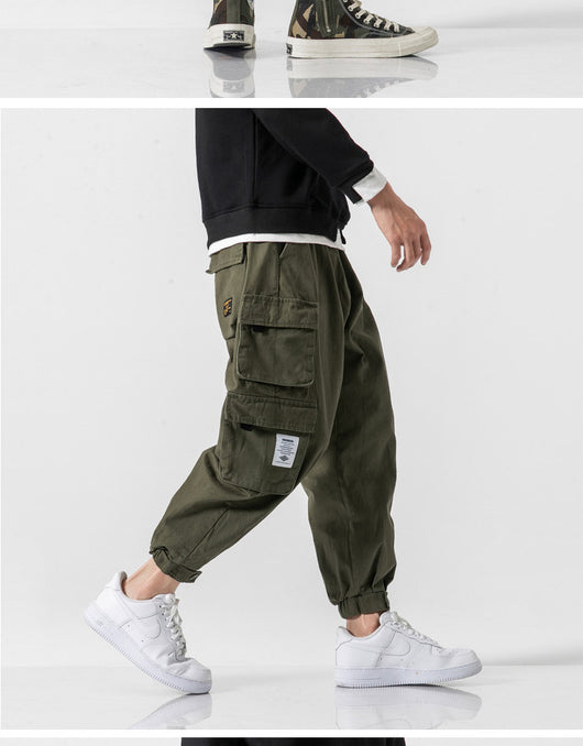 Pantalones Militares Tapered de Algodón Japonés para Hombre - Image 16