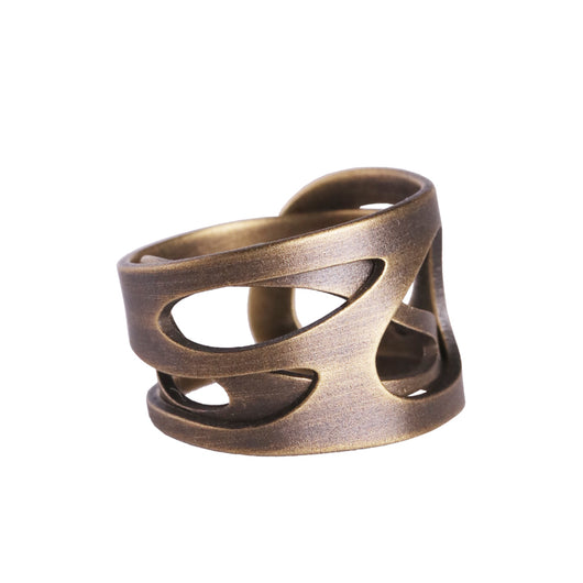 Anillo Hueco de Diseño Artesanal - Joyería Unisex Elegante - Image 2