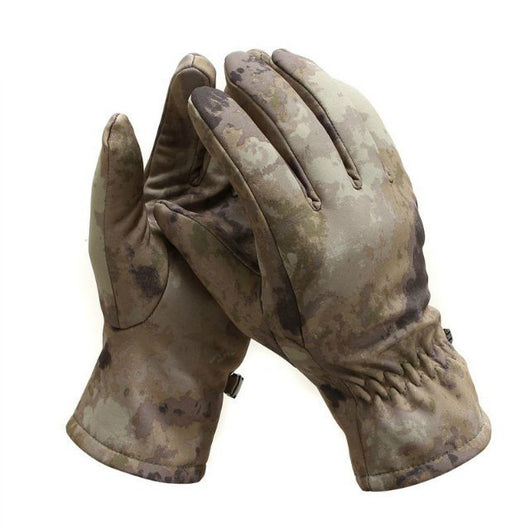 Guantes Tácticos de Cuero de Tiburón Camuflaje Resistentes al Viento - Image 9