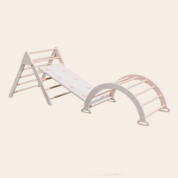 Marco de Escalada Plegable para Desarrollo Motriz Infantil