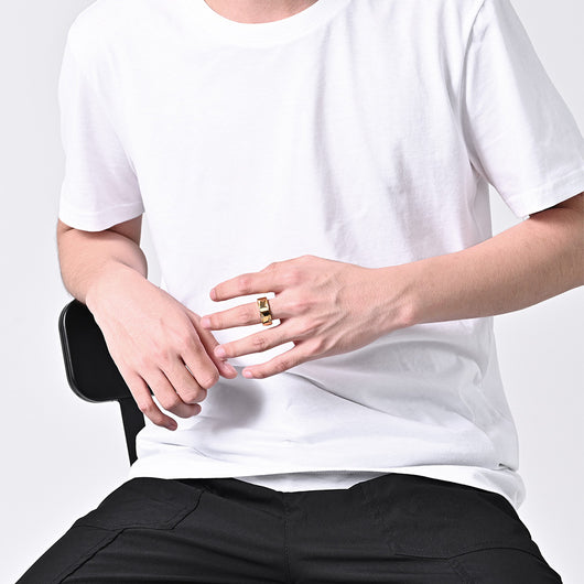 Anillos de Pareja para Compromiso y Matrimonio - Diseño Hipster Moderno - Image 8